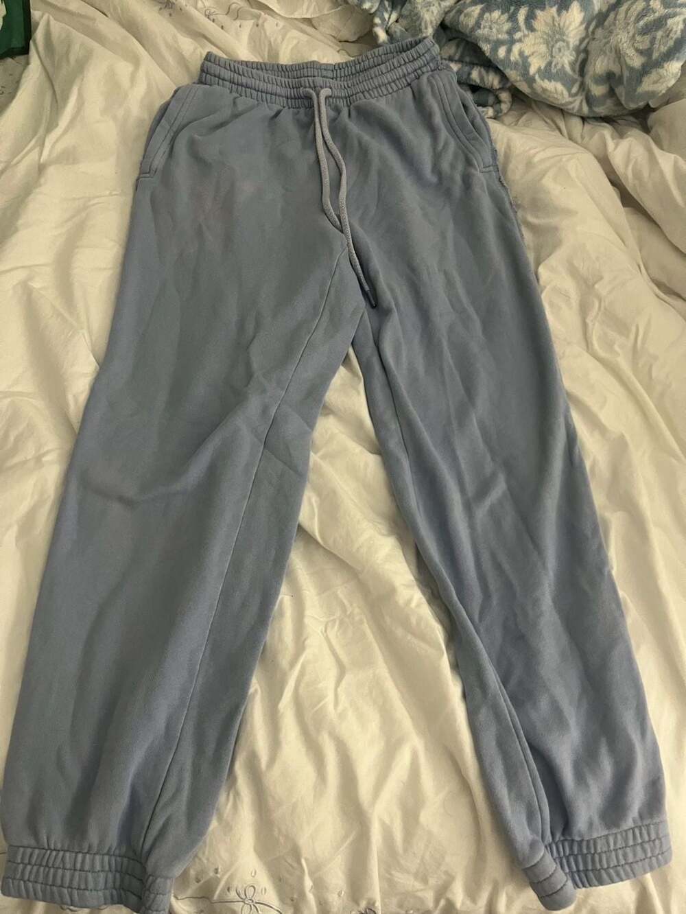 Aerie Sweatpants Size M Blue Drawstring Joggers